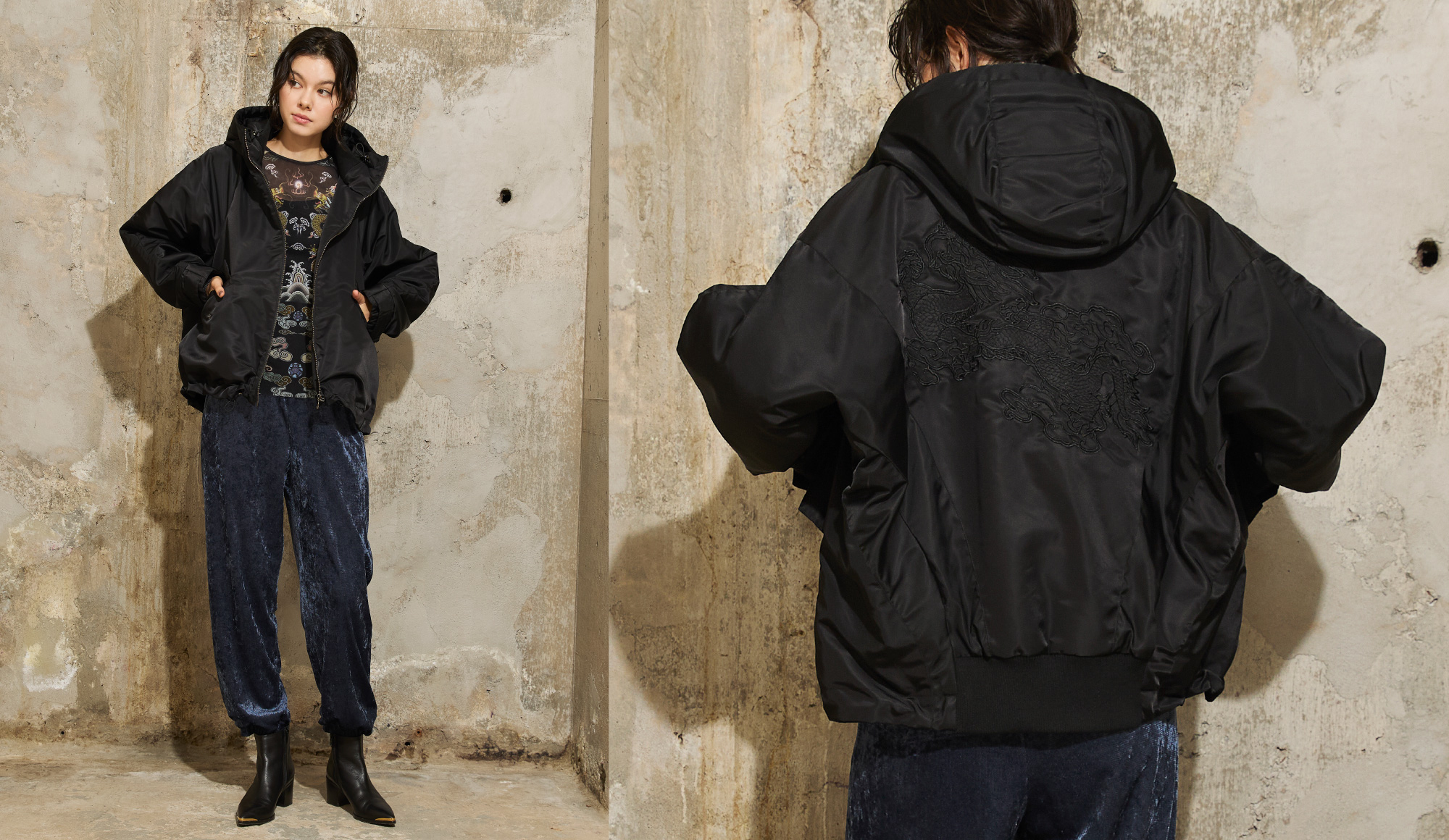 【希少】ヴィヴィアンタム　アンゴラチャイナジャケット　チャイナボタン　ファー NEW ARRIVAL – vivienne tam