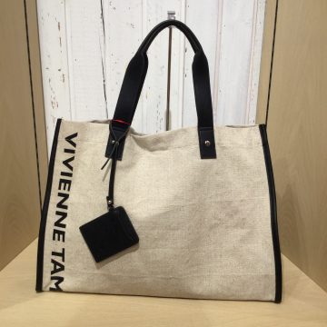 ロゴ麻バッグのご紹介