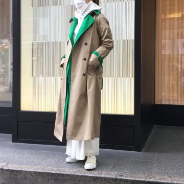 デタッチャブル ジャガード トレンチコートのご紹介