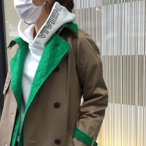 デタッチャブル ジャガード トレンチコートのご紹介 | vivienne tam