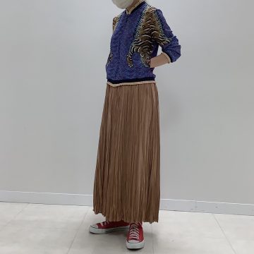チベタンタイガー エンブロイダリー ネッティング ブラウス