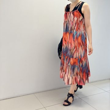 【IMAGINED GRADATION PRINT ON STRETCH NETTING】のご紹介