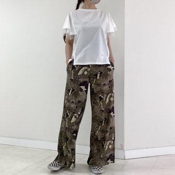 CITY CAMOUFLAGE OLIVER PRINT ON NETTING PANTSのご紹介