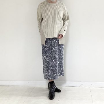 二重臼サイドデザインニットのご紹介