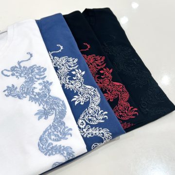 【フラワードラゴン刺繍Tシャツ】のご紹介