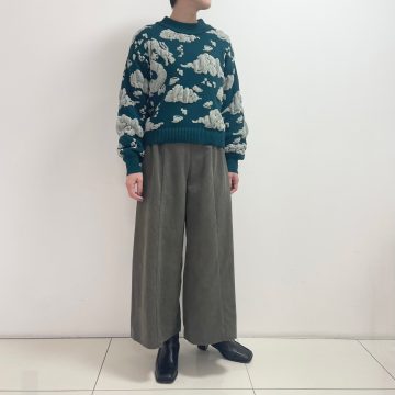 【ドラゴンモールジャガードネックモックプルオーバー】のご紹介