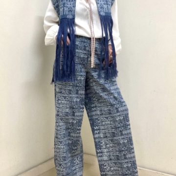 「TIE DYE STRIPY JACQARD DENIM」のご紹介