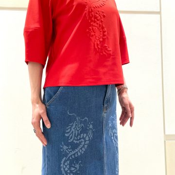 「ドラゴンデニムスカート」のご紹介