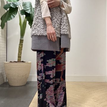 「プードルファー×ボアリバーシブルベスト」のご紹介