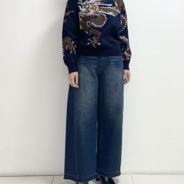 【ドラゴンジャカード＋チュールニット】のご紹介