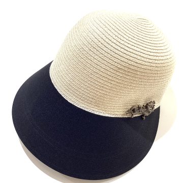 WASHABLE COMBI CAP WITH DRAGON BROOCH